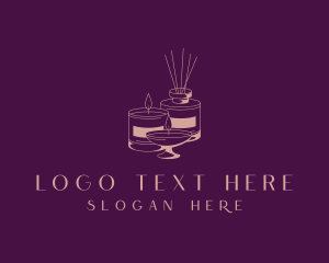 Scented - Scented Aromatherapy Candle logo design