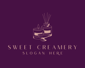 Scented Aromatherapy Candle Logo