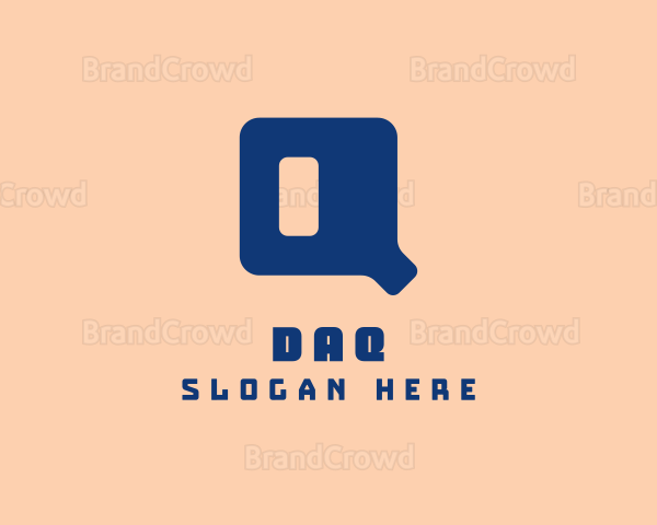 Digital Business Letter Q Logo