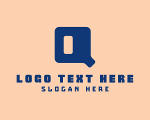 Digital Business Letter Q logo design
