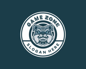 Canine Bulldog Gaming logo design