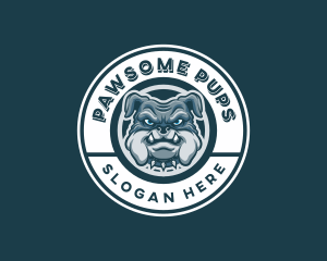 Canine Bulldog Gaming logo design