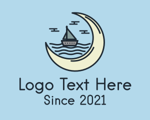 Journey - Sailing Yacht Moon logo design