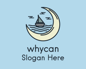 Sailing Yacht Moon Logo