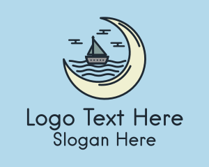 Sailing Yacht Moon Logo