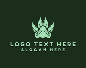 Pet Shop - Paw Zoo Wildlife logo design