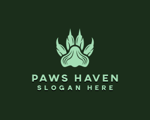 Paw Zoo Wildlife logo design