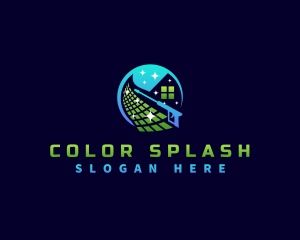 Cleaning Pressure Wash logo design