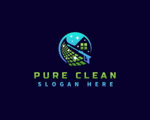 Cleaning Pressure Wash logo design