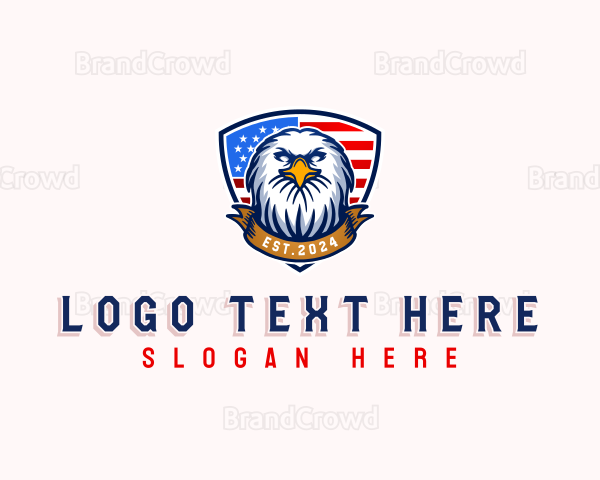 Eagle Shield Flag Logo