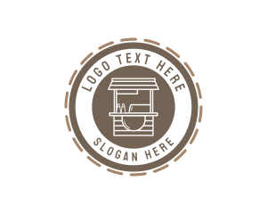 Refreshment - Snack Food Stall logo design