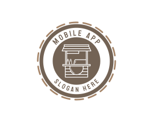 Snack Food Stall Logo