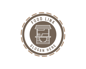 Snack Food Stall logo design