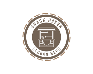 Snack Food Stall logo design