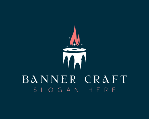 Candle Light Decoration logo design