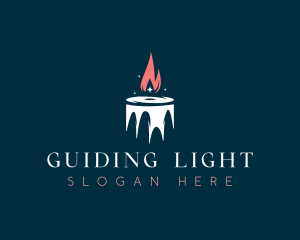 Candle Light Decoration logo design