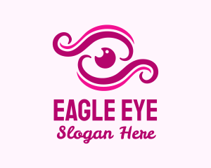 Cosmetics Eye Wave logo design