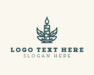 Candle - Handmade Scented Candle logo design