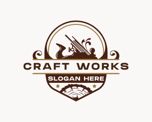 Crafting - Woodwork Craft Carpentry logo design