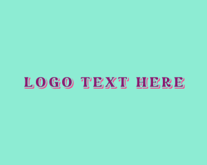 Wordmark - Funky Retro Business logo design