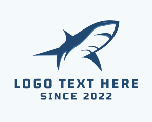 Ocean - Ocean Shark Surfing logo design
