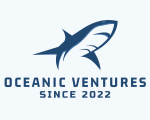 Ocean Shark Surfing logo design