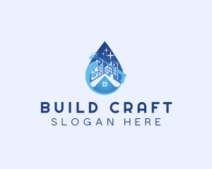 Building Pressure Washer logo design