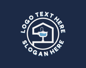 Faucet - Plumbing Sink Repair logo design