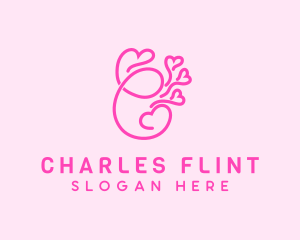 Funding - Pink Heart Letter C logo design