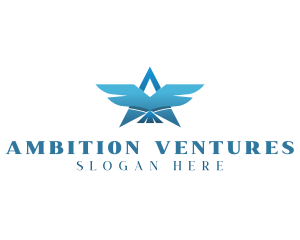 Ambition - Star Bird Wings logo design