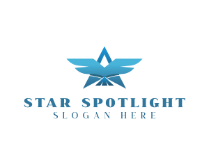 Star Bird Wings logo design