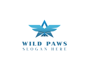 Star Bird Wings logo design