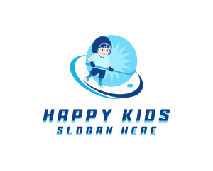 Hockey Kid Player logo design