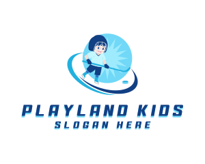 Kid - Hockey Kid Player logo design