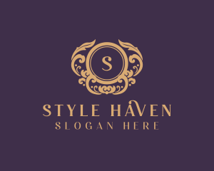 Floral Elegant Boutique logo design