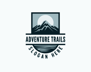 Mountain Travel Peak logo design