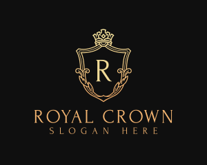 Royal Crown Shield logo design