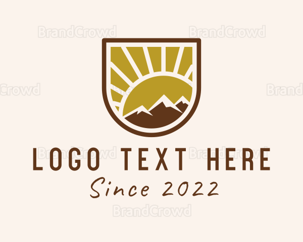 Mountain Travel Shield Logo