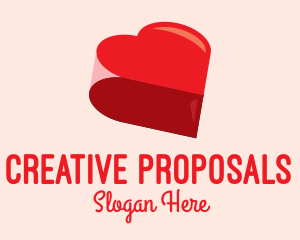 Proposal - 3D Heart Valentine logo design