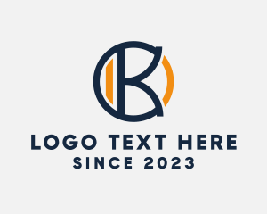 Round - Finance Business Letter K Company logo design