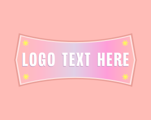 Holographic Fashion Signage Logo