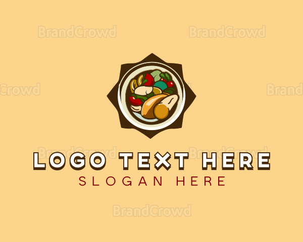 Vegetable Soup Cuisine Logo