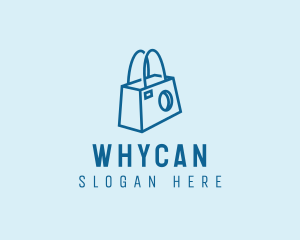 Camera App - Camera Shopping Bag logo design