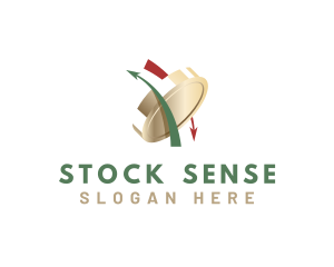 Stocks - Coin Trading Stocks logo design