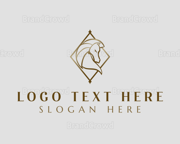 Luxury Horse Stallion Logo