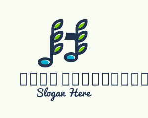 Plant - Vine Music Note logo design