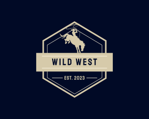 Rodeo - Riding Horse Rodeo logo design