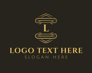 Lettermark - Elegant Legal Executive logo design