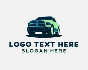 Truck - Pickup Truck Dispatch logo design