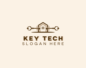 Real Estate Property Key logo design